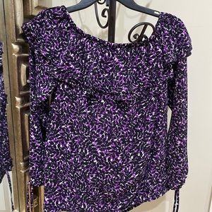 Micheal  lots purple blouse